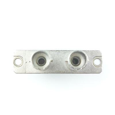 Conexión activa de fibra óptica acoplador rectangular red duplex de 2 puertos ST UPC para FTTH