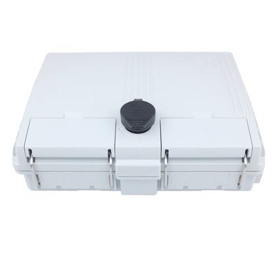 12 núcleos caja de distribución de fibra óptica para redes FTTH al aire libre SC conector incluido