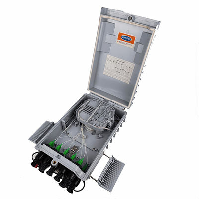 Caja de distribución de fibra óptica PC ABS para FTTH al aire libre 8 núcleos