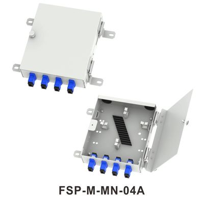 FTTX Red ODN Metal Mini Fibra Óptica FTTH Terminal Box 8 Distribución del núcleo con conectores LC y SC