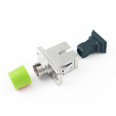 FTTH 1 Port Metal SCAPC FCAPC adaptadores híbridos de fibra óptica acopladores para el mejor equipo
