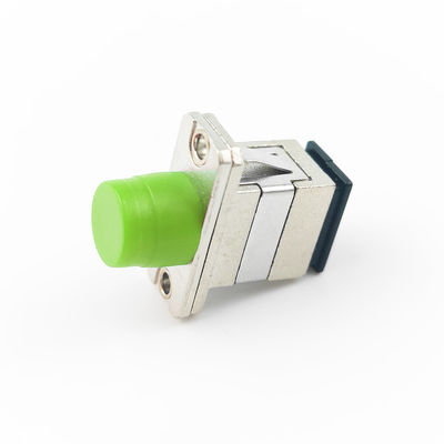 FTTH 1 Port Metal SCAPC FCAPC adaptadores híbridos de fibra óptica acopladores para el mejor equipo