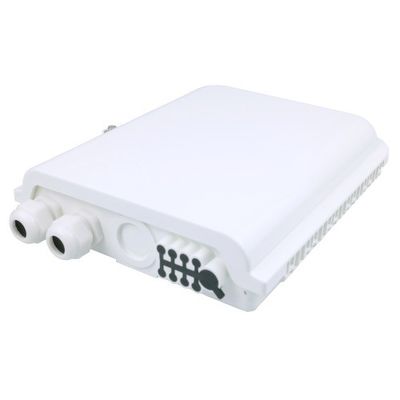 Cuadro de distribución de fibra óptica de terminal FTTH exterior de 8 núcleos con 3 tiempos