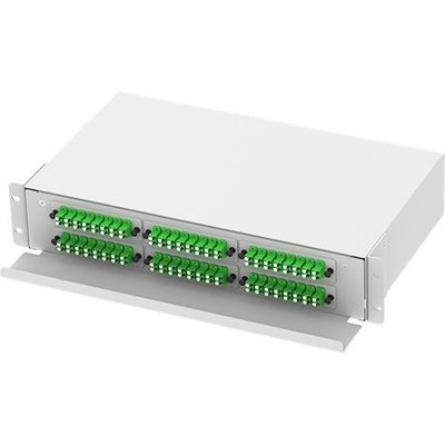 FTTX 1U Tipo de cajón Sub ODF de interior de 19 pulgadas Marco de distribución de fibra óptica para red LC
