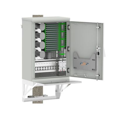 IP65 gabinete de distribución de fibra inoxidable exterior FDC 01 para conector óptico SC FC