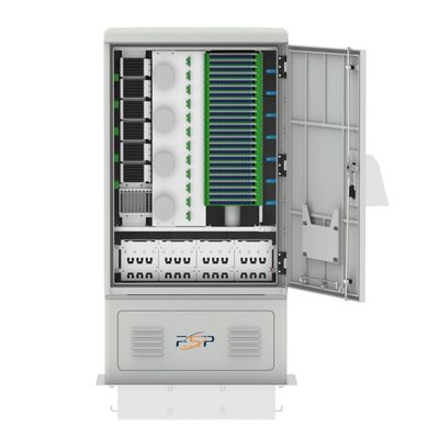 IP65 gabinete de distribución de fibra inoxidable exterior FDC 01 para conector óptico SC FC