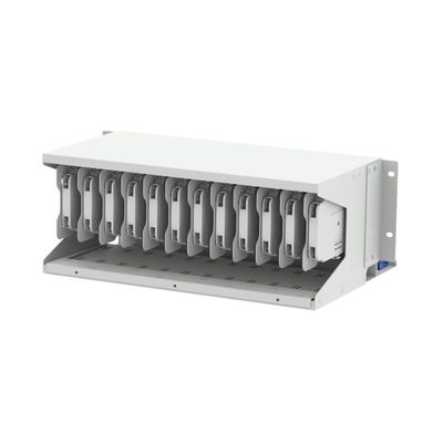 Gris RAL 7035 4U 144 núcleos 19 pulgadas de panel de parche de fibra óptica Sub ODF con 3