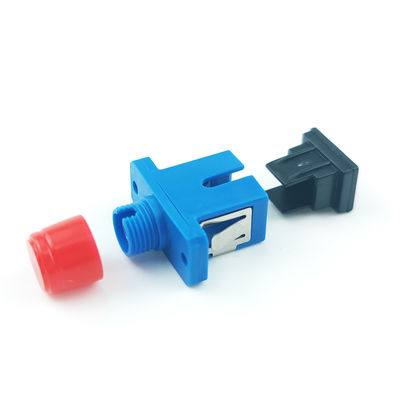 Adaptadores de fibra óptica híbrida FTTH acopladores con manga de zirconio y conectores SC FC