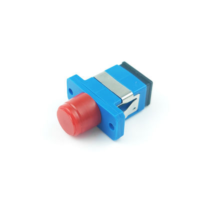 Adaptadores de fibra óptica híbrida FTTH acopladores con manga de zirconio y conectores SC FC