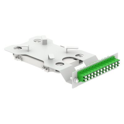 Gris RAL 7035 4U 144 núcleos 19 pulgadas de panel de parche de fibra óptica Sub ODF con 3