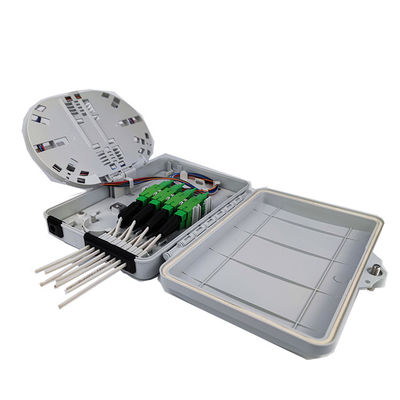 Acceso al exterior FTTH IP65 8 núcleos Caja de terminación de fibra óptica para distribución de red