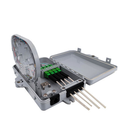 Acceso a la red FTTH exterior IP65 4 núcleos Acceso a la caja de terminación/distribución de fibra óptica