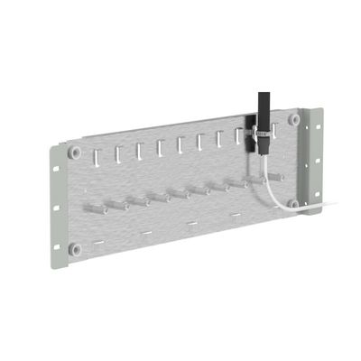 Acero laminado en frío de 19 pulgadas con panel de parcheado de fibra óptica para distribución de interior ODF