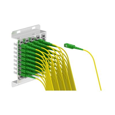 10 Cabinet de distribución de fibra FTTH al aire libre para redes de telecomunicaciones de alta capacidad