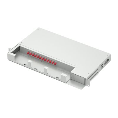 12 núcleos marco de distribución óptica UPC tipo panel de parche oscilante 19 pulgadas para FTTX 5