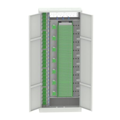 Cuadro de distribución de fibra óptica de 19 pulgadas SC/FC montado en bastidores en interiores