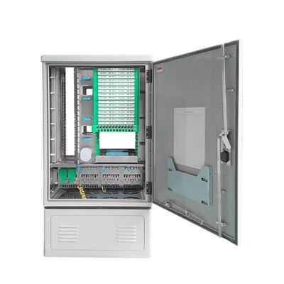 Cabinet de distribución de fibra exterior de red LAN cableada con 10 Tiempo y protección IP65