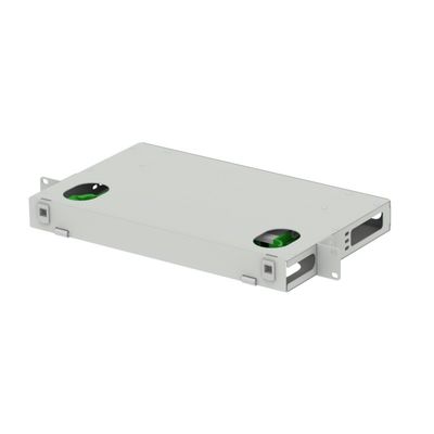 12-144 núcleos de capacidad de 19 pulgadas panel de parche hecho de acero laminado en frío para equipos de fibra óptica