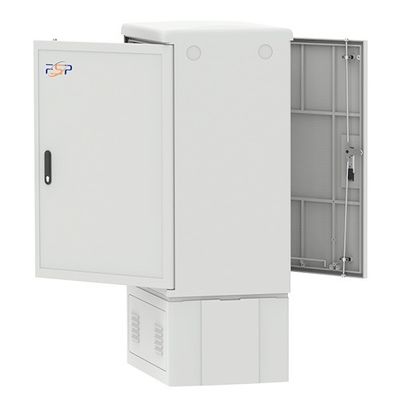Cabinet de distribución de fibra exterior de red LAN cableada con 10 Tiempo y protección IP65