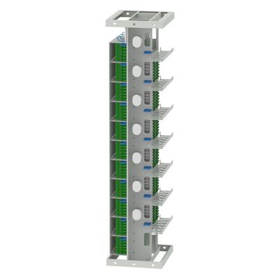 792 Núcleos de rack abierto Fibra óptica marco de distribución ODF gabinete para la gestión de cables