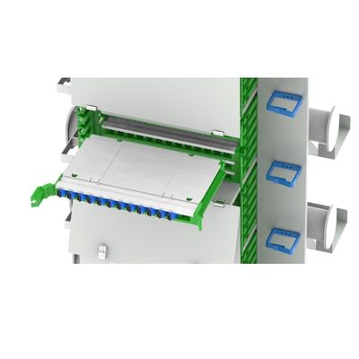792 Núcleos de rack abierto Fibra óptica marco de distribución ODF gabinete para la gestión de cables