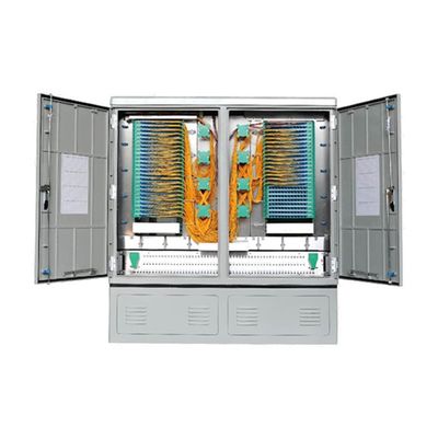Red LAN con cable FDC 576A IP65 FTTH SMC gabinete de distribución de fibra exterior con 10