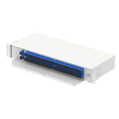 Conector LC de fibra óptica de 19 pulgadas para el panel de división de redes FTTH