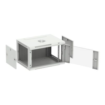 3 Tiempo 19 pulgadas de pared interior montaje ONU gabinete para FTTH hecha de acero laminado en frío
