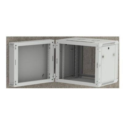 3 Tiempo 19 pulgadas de pared interior montaje ONU gabinete para FTTH hecha de acero laminado en frío