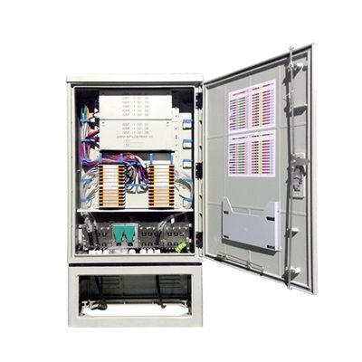 288 Capacidad FDC IP65 Gabinete de distribución de fibra al aire libre para redes de telecomunicaciones FTTX 10