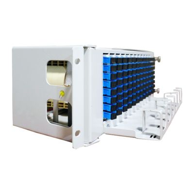 5 tiempo gris 96cores 19 pulgadas Flip abajo Fibra óptica patchpanel para equipos ópticos