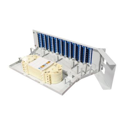 5 tiempo gris 96cores 19 pulgadas Flip abajo Fibra óptica patchpanel para equipos ópticos