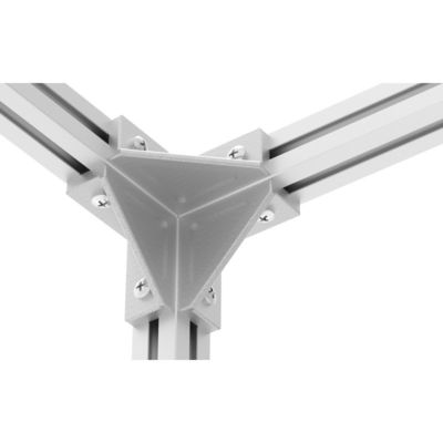 FTTH de 19 pulgadas Plata/gris con bastidor abierto de perfiles de aluminio Fibra óptica de distribución ODF