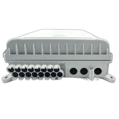 16 núcleos Terminal SC Conector Caja de distribución de fibra óptica para FTTH en 328 * 245 * 89mm