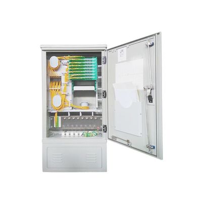 144 Cabinet de distribución de fibra LAN por cable para redes urbanas rurales de banda ancha