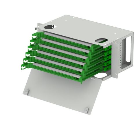 Gabinete de telecomunicaciones al aire libre hecho de acero inoxidable para la fiabilidad de la red