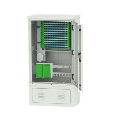 Cabinet de distribución de fibra al aire libre IP65 SMC para red LAN cableada FTTH FTTX