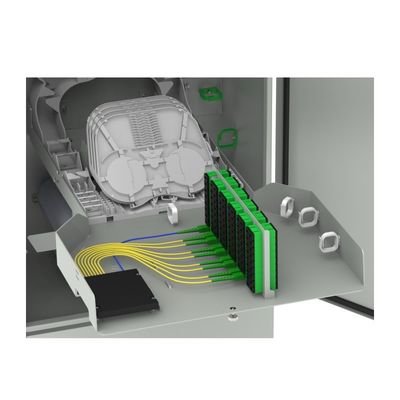 Hoja de acero laminada en frío IP65 gabinete de telecomunicaciones al aire libre para la distribución de fibra óptica de densidad ODF