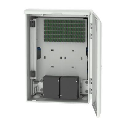 Grisa 96 núcleos FTTH SC Fibra óptica terminal de la caja de la red de fibra de distribución de cajas