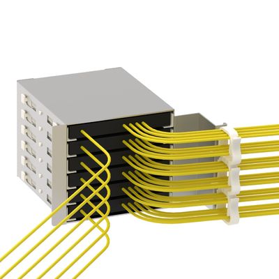 FTTX SMC gabinetes de distribución de fibra óptica 576 núcleos para los requisitos del cliente