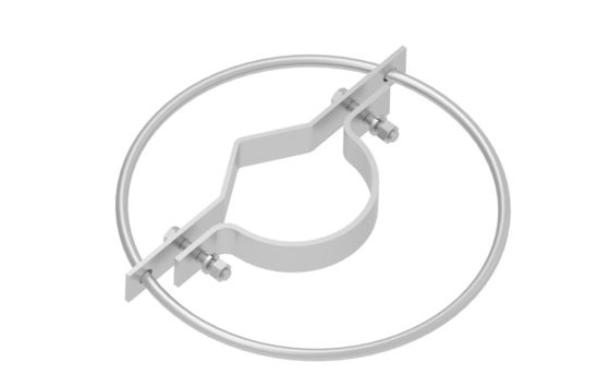 Anillo de cabeza de poste de hierro para el exterior para el montaje de postes eléctricos utilizados en la construcción FTTH