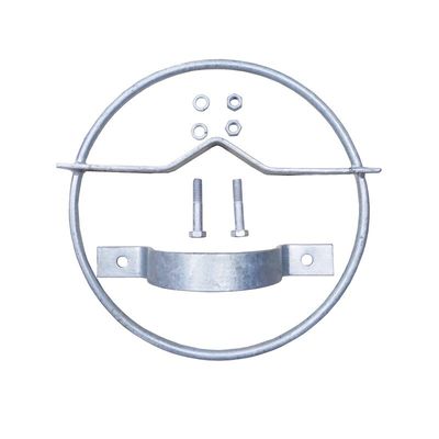 Anillo de cabeza de poste de hierro para el exterior para el montaje de postes eléctricos utilizados en la construcción FTTH