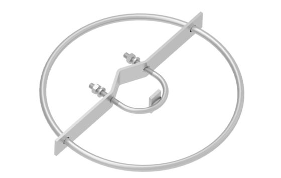 Anillo de cabeza de poste de hierro para el exterior para el montaje de postes eléctricos utilizados en la construcción FTTH