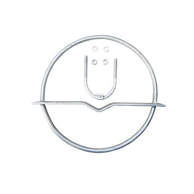 Anillo de cabeza de poste de hierro para el exterior para el montaje de postes eléctricos utilizados en la construcción FTTH