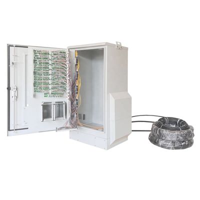 Cabinet de distribución de fibra de estructura interna de acero inoxidable FTTX exterior con serie GEN III