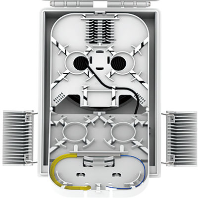 -Fabricación FTTH IP68 8 núcleos Fibra óptica de la caja de distribución con conector SC 274x175x86