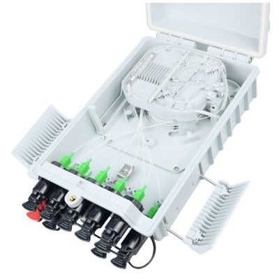 Caja de distribución de fibra pre-conectada para el exterior FTTH 16 núcleos Splitters Terminal óptico