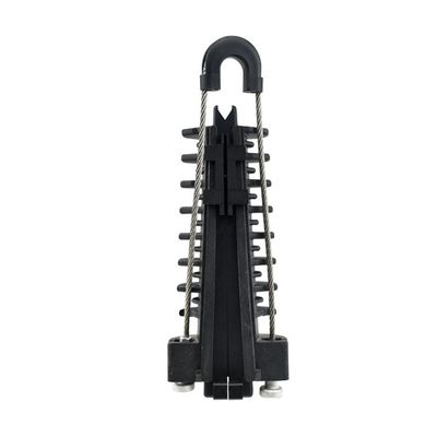 Accesorios para líneas aéreas PA1500 Prendedores de anclaje de cables FTTH de alta tensión de plástico tipo Wed