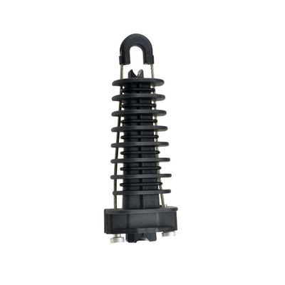 Accesorios para líneas aéreas PA1500 Prendedores de anclaje de cables FTTH de alta tensión de plástico tipo Wed