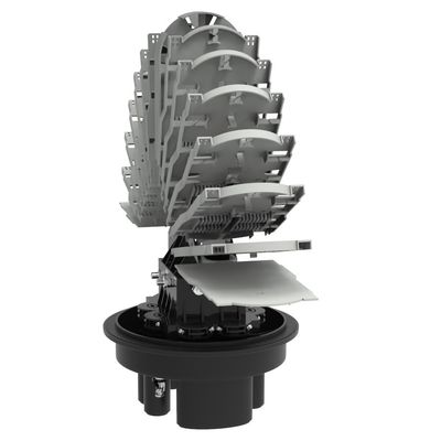384 Cerramiento conjunto del cable de separación de fusión de núcleos para la red FTTH de cajas de unión de fibra óptica